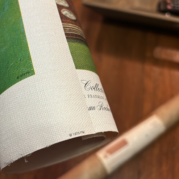 Norman Rockwell The Collector Franklin Mint Limited Edition Print on Canvas - Picture 9 of 12